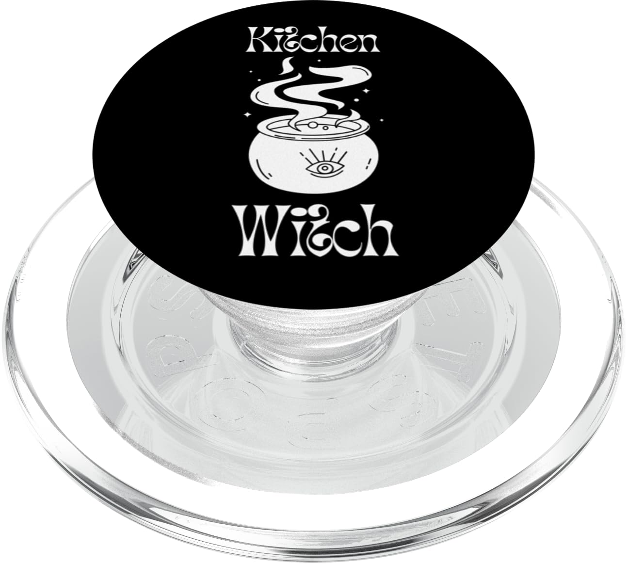 Kitchen Witch PopSockets PopGrip for MagSafe, Clear