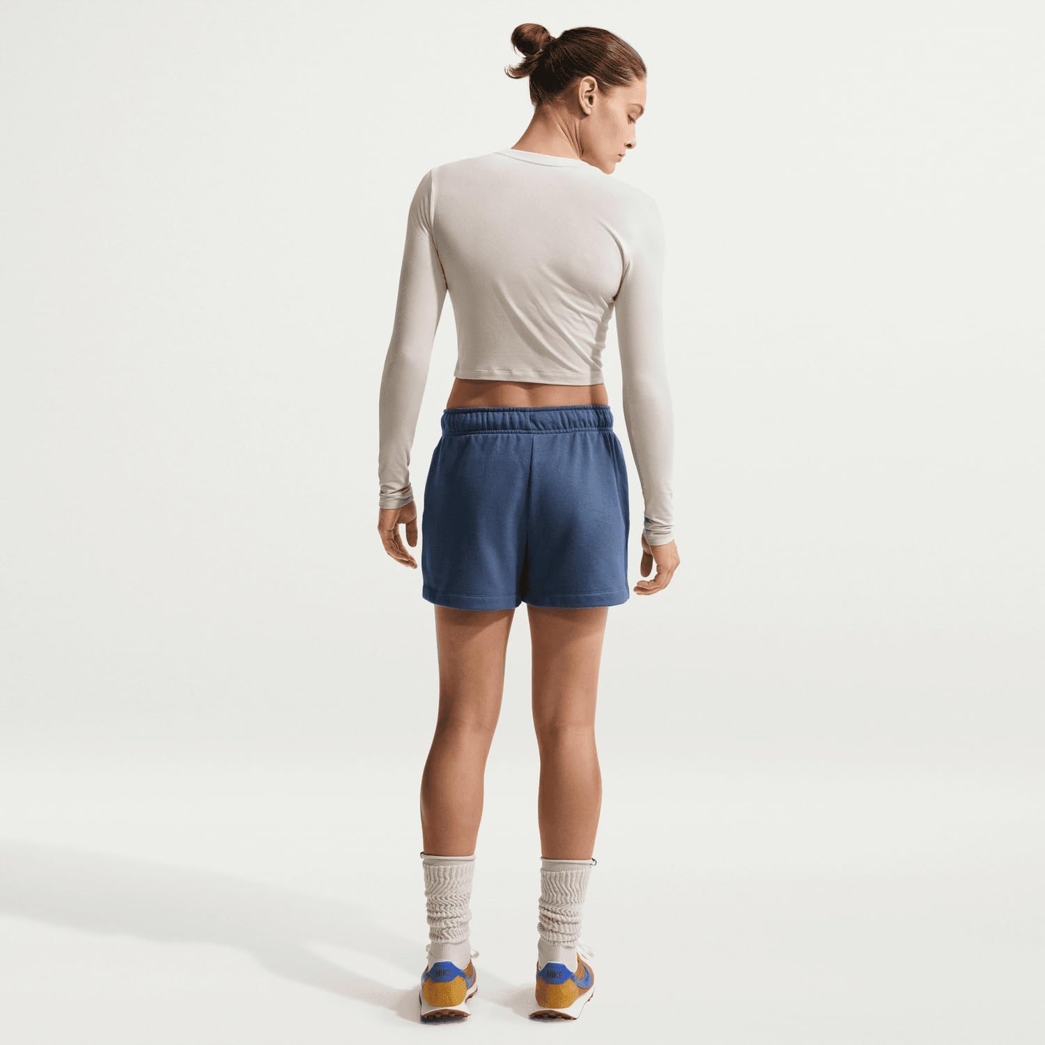 Nike Womens Sportswear Club Fleece Mid-Rise Shorts