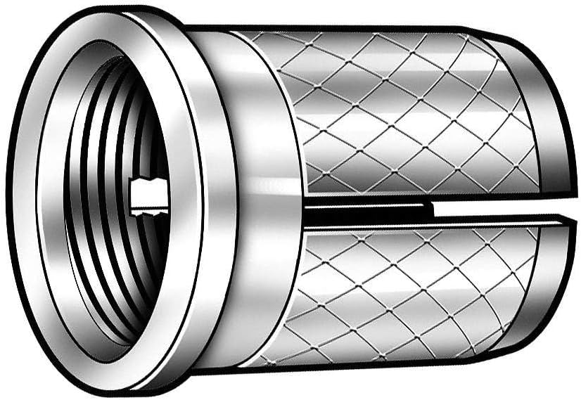 260-332CR Press Insert,SS,#10-32,Flanged,PK10 4ZU38