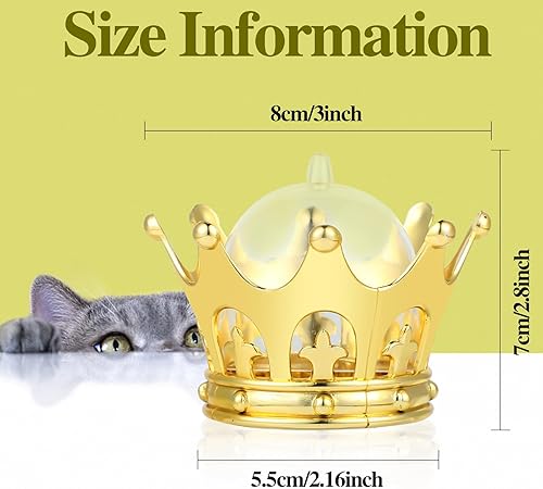 Miniatura 3 de JC HUMMINGBIRD - Corona de oro rellenable de caramelos de chocolate pequeños, decoraciones de mesa, recuerdos de fiesta