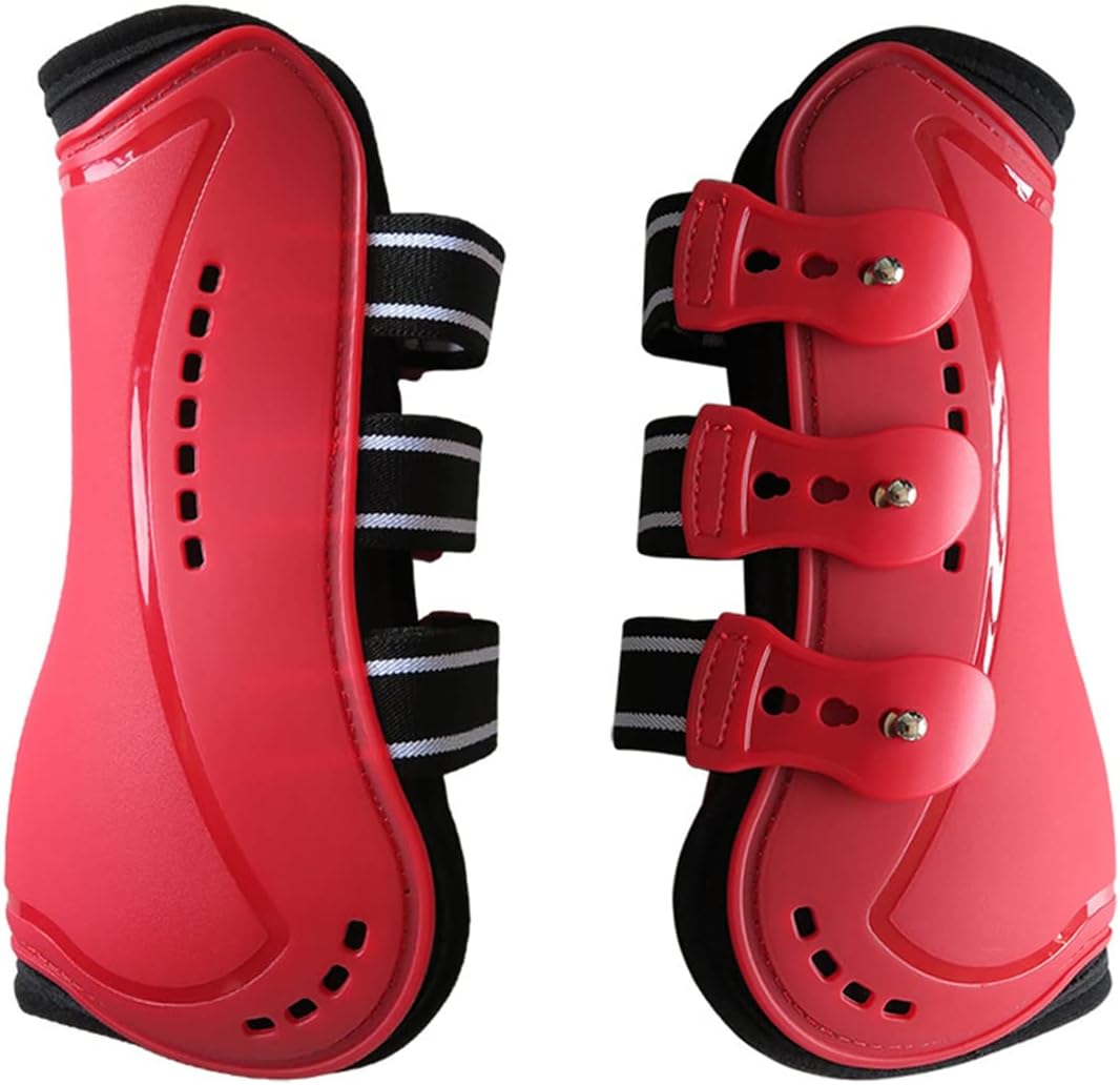 Horse Boots Open Front Jumping Tendon Sport Boots, Secure Leg Protection, Classic Equine Supplies