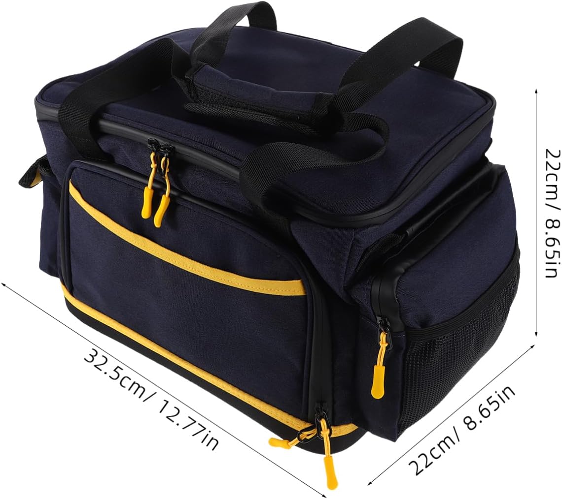 Hemoton Portable Power Storage Bag for Camping and Travel Durable Organizer Case for Electronics Charging Cables and Accessories Spacious Handheld Design for Outdoor Activities