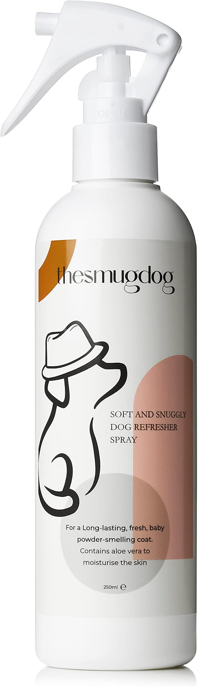 The Smug Dog Soft and Snuggly Dog Perfume Spray Dog Deodorant Spray