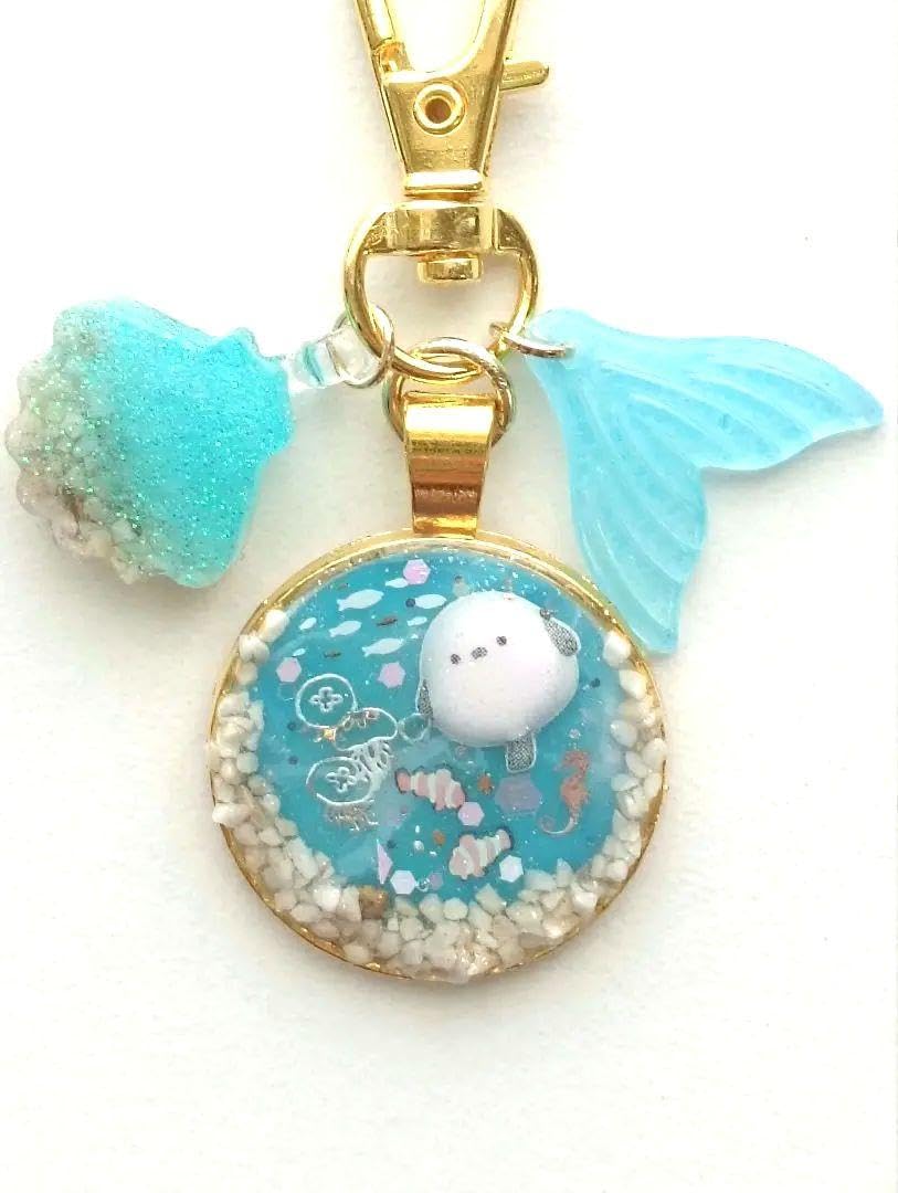 さわえ　キーホルダー レジン ぷっくり円形 シマエナガ さわえ キーホルダー レジン ぷっくり円形 シマエナガ さわえ