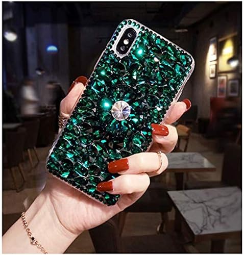 Miniatura 2 de Funda con función atril de diamantes para Moto X4, hecha a mano en 3D, con piedras brillantes, con correa de cristal, para Motorola Moto X4 de 5.2