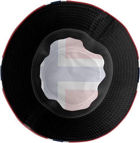 Vista 45 de KiuLoam Sombreros de pescador unisex con bandera, sombreros de pescador plegables para exteriores, verano, viajes, senderismo, playa, gorras