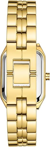 Miniatura 3 de Diaofendi Reloj de mujer pequeño dorado, reloj analógico de vestir resistente al agua, relojes de pulsera de acero inoxidable para mujer
