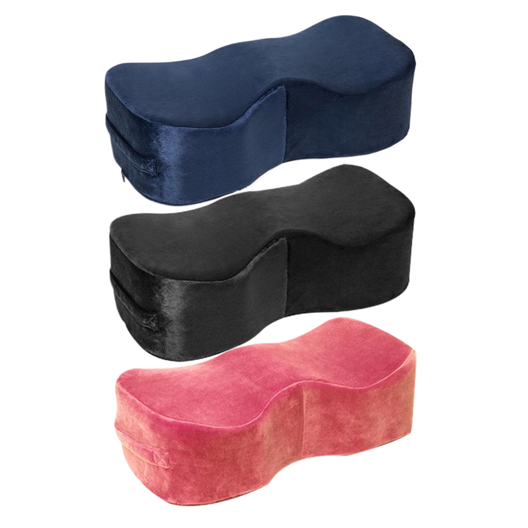 Wxyestna BBL Pillow After Surgery Butt Lift High-Resilience Foam Seat Cushion Detachable with Handle for Sitting Black