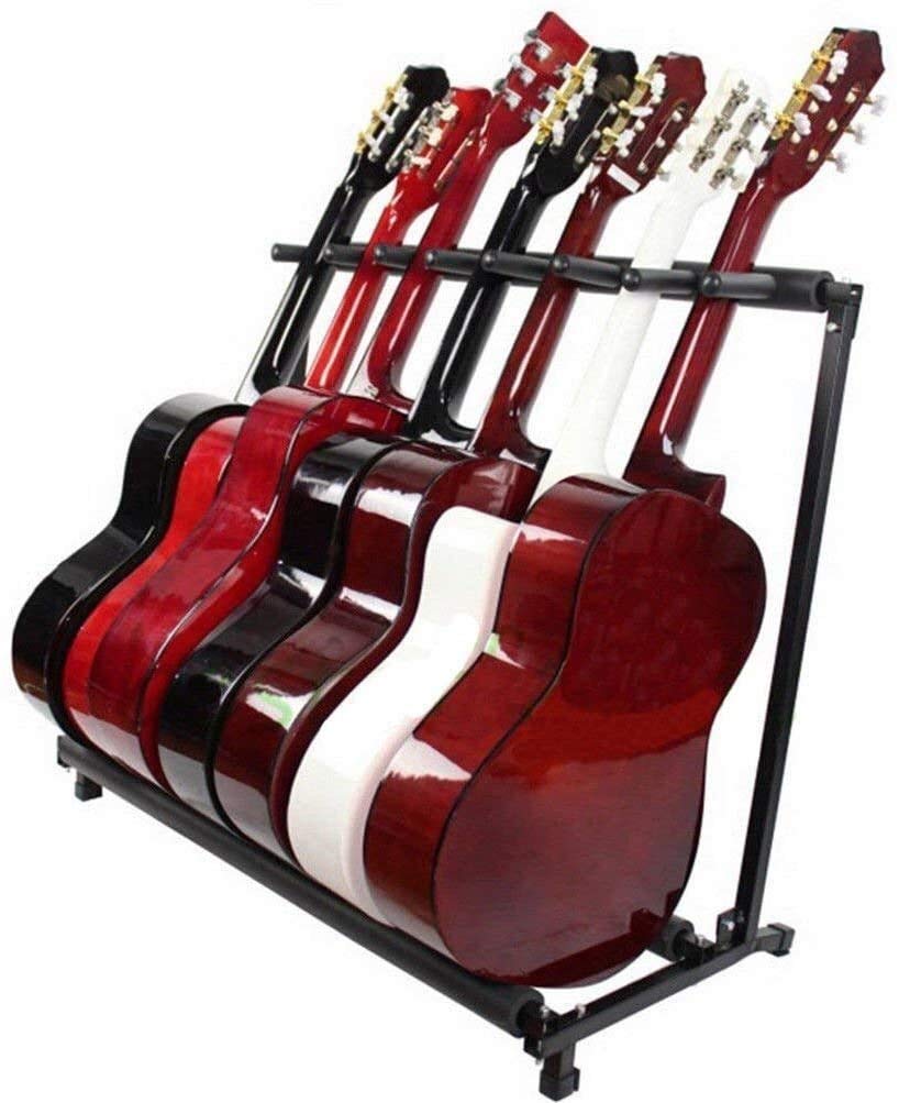 Wielokrotne stojaki na gitarze Folk Drewniane Gitara Elektryczna Pipa 7 Grupy Wieloosobowe Bass Piano Stand Stand Stand
