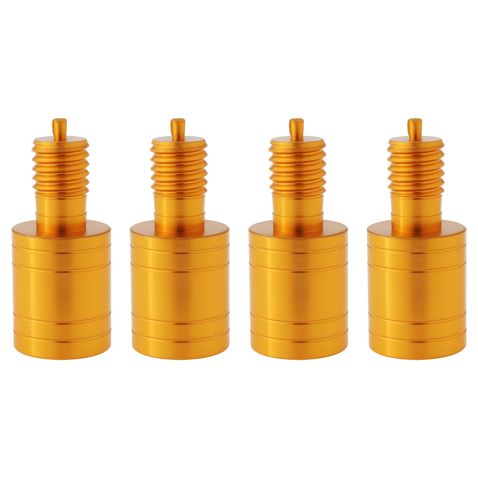 ECSiNG 4Pcs 8mm to 10mm Fishing Landing Net Handle Connector for Most Fishing Net Heads