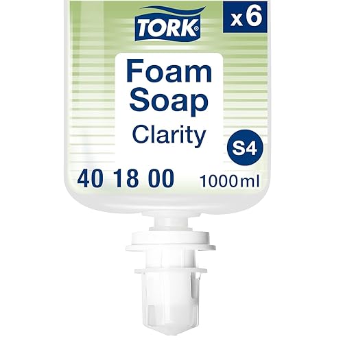 Miniatura 2 de Tork Espuma de jabón de manos Clarity S4, el 99% de los ingredientes son de origen natural, 6 x 1L, 401800