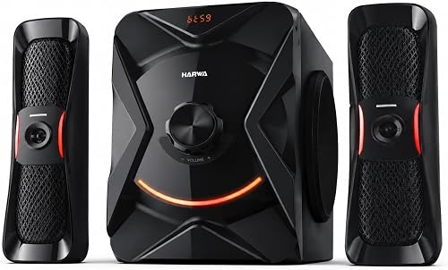 Home Theatre Sound System, 2.1 Channel, with Subwoofer and Satellite Speakers, Black