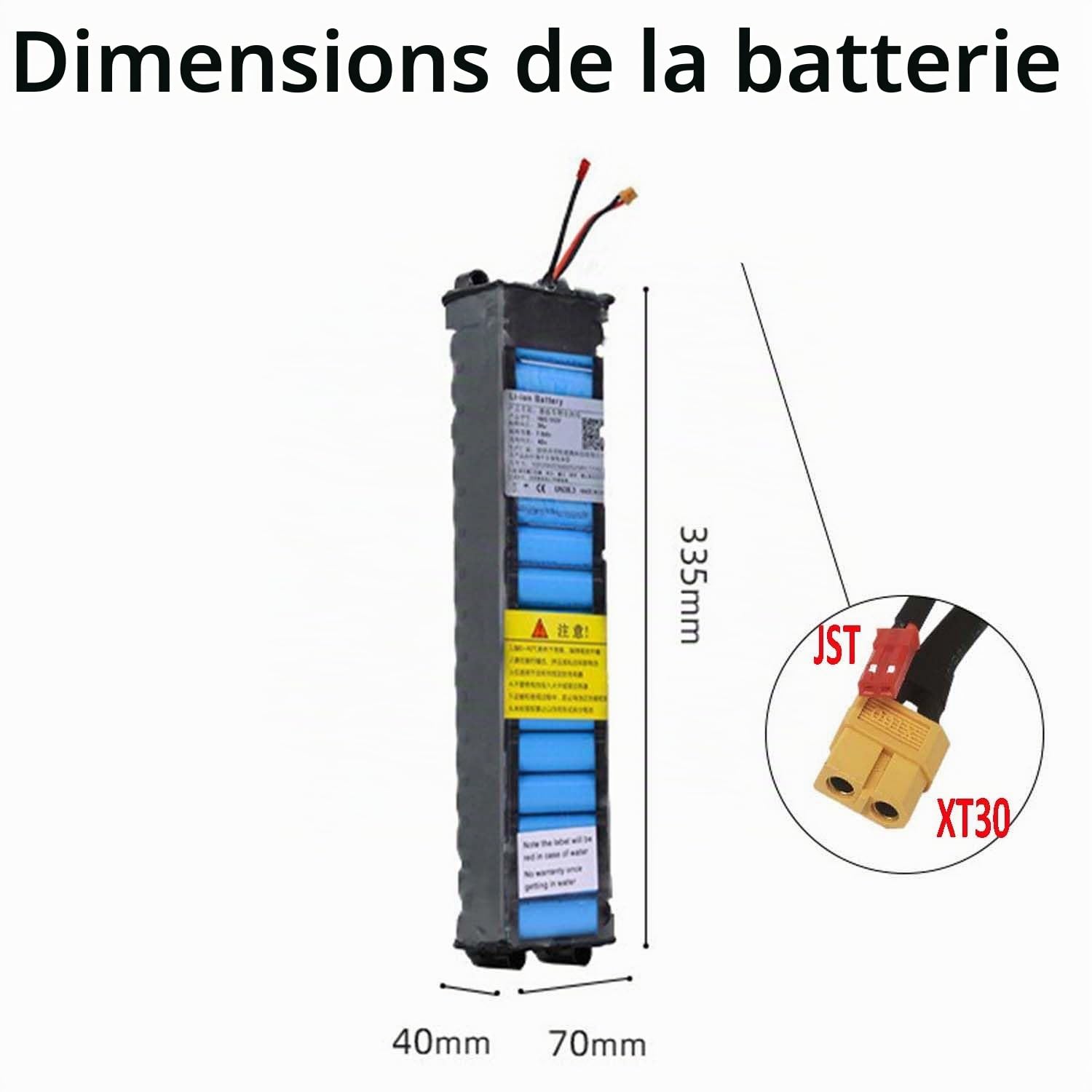 Batterie De Scooter Électrique 36V 6.6AH / 7.8AH / 9.6AH Batterie De Scooter M365 Pièces De Rechange Batterie Lithium-ION