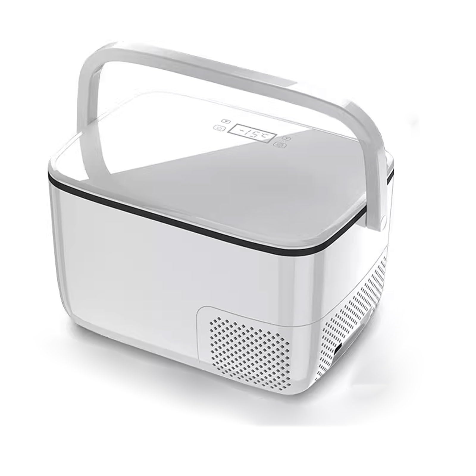Lodówka Samochodowa Osobista Mini Lodówka Samochodowa Do Pojazdu 18 L, Konstrukcja Komory Zamrażarki I Lodówki -20°C Do 10°C Wyświetlacz Dotykowy 12 V/24 V/220 V