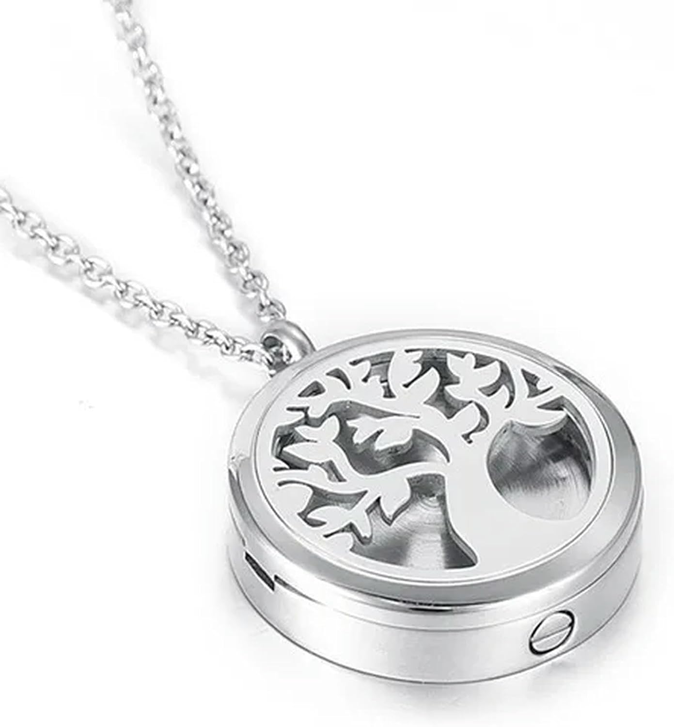 Angel Feather Aroma Essential Oil Diffuser Locket Waterproof Ashes Cremation Urn Pendant Urn for Pet/Human Jewelry-AAA_h
