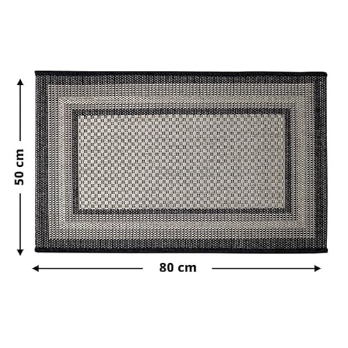 1 Tapete Sisal Luxo Antimofo Antiderrapante Js Mo56 50x80