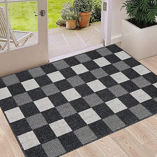 HEBE Large Indoor Doormat Front Door Mat 32"x48" Low Profile Inside Door Mat for Entryway Absorbent Welcome Doormats Non Slip Entrance Mat Floor Mat for Entry Back Door Washable