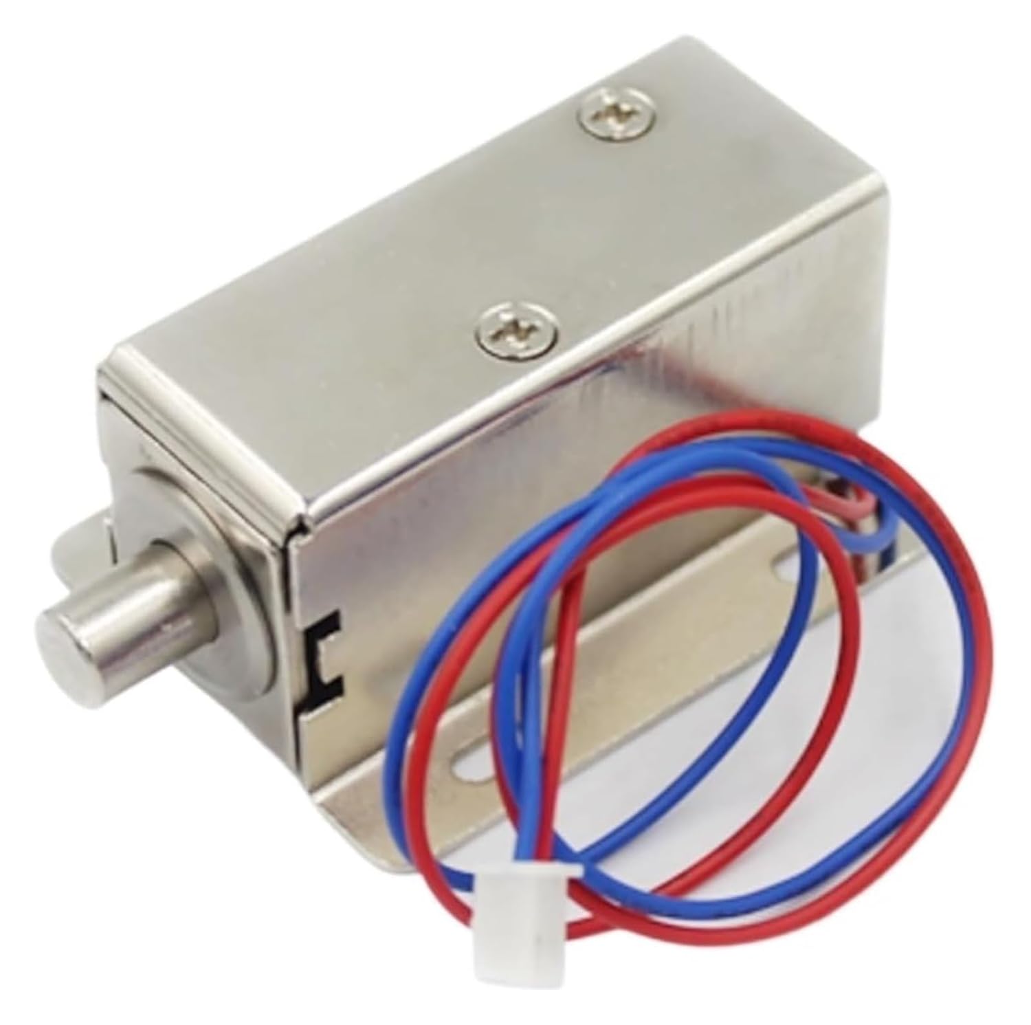Electronic Door Lock Catch 12V 0.4A Release Assembly Solenoid Access Control(12V 0.4A Round)