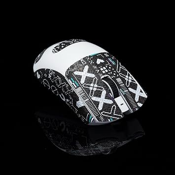 グリップテープ Razer Viper V3 Pro&V4 Pro用 - 滑り止め、強化されたコントロール、防汗性、FPSゲームグリップとマウス保護を向上 カット済み ブラック ホワイト