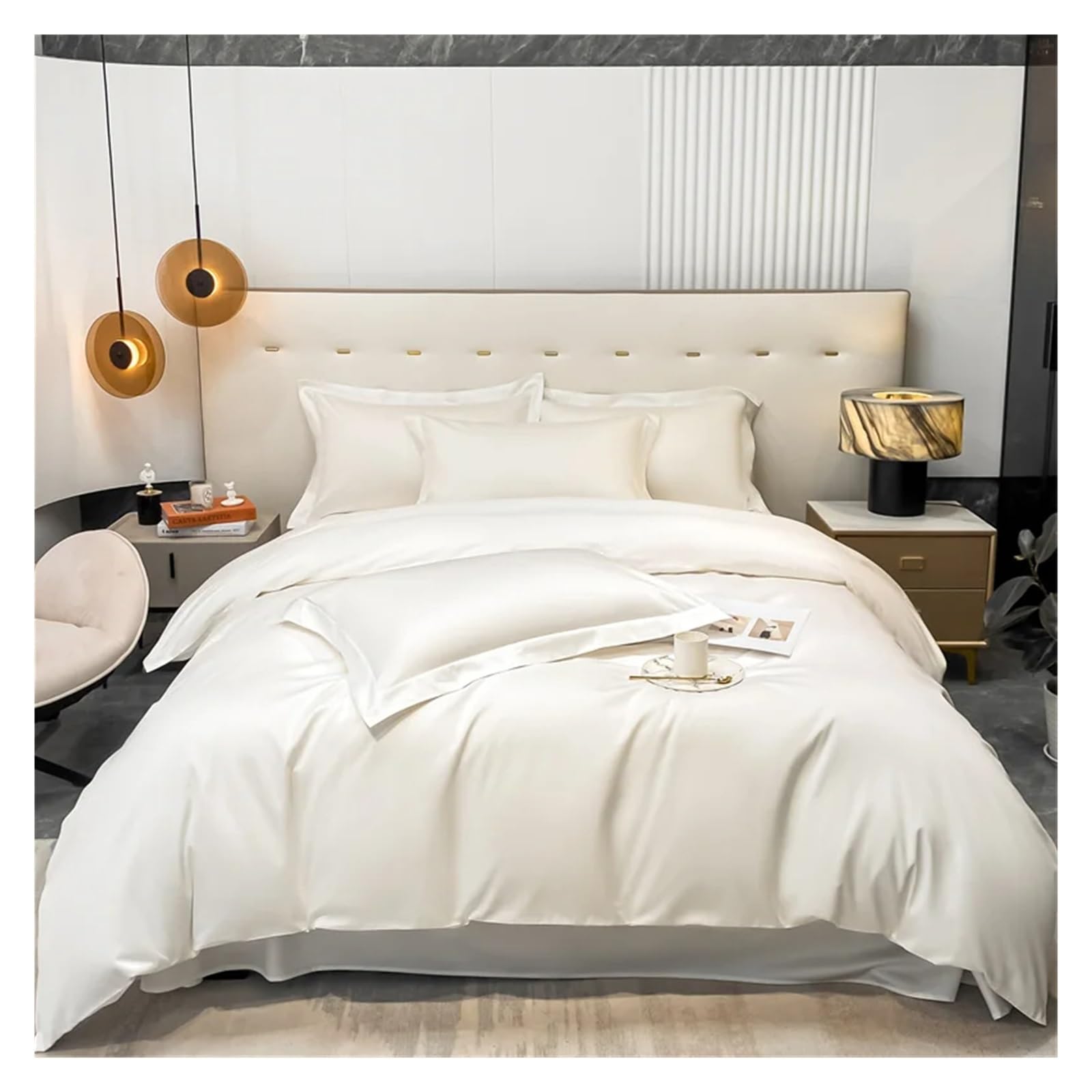Sbcgfy D Be Four Pieces Set, 1000Tc Egyptian Cotton Uvet Cover, Quilt Cover Comforter Cover 150 * 200 220 * 240 Bedding Set Pillowcases Without Bedsheet,-220 * 240