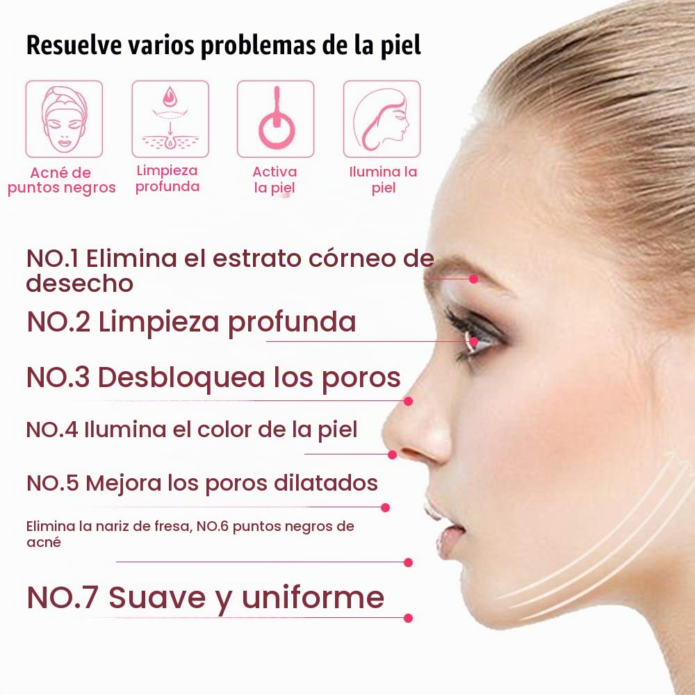 [Versión Mejorada] 65-68 cmHg Dispositivo Profesional de Dermoabrasión, Microdermoabrasión de Diamante, Peeling Facial, Equipo de Belleza para Salón y Uso Doméstico