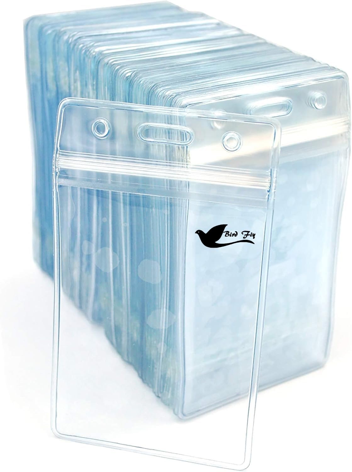Amazon.com : Bird Fiy Name Tag 100 Pack Badge ID Card Holders