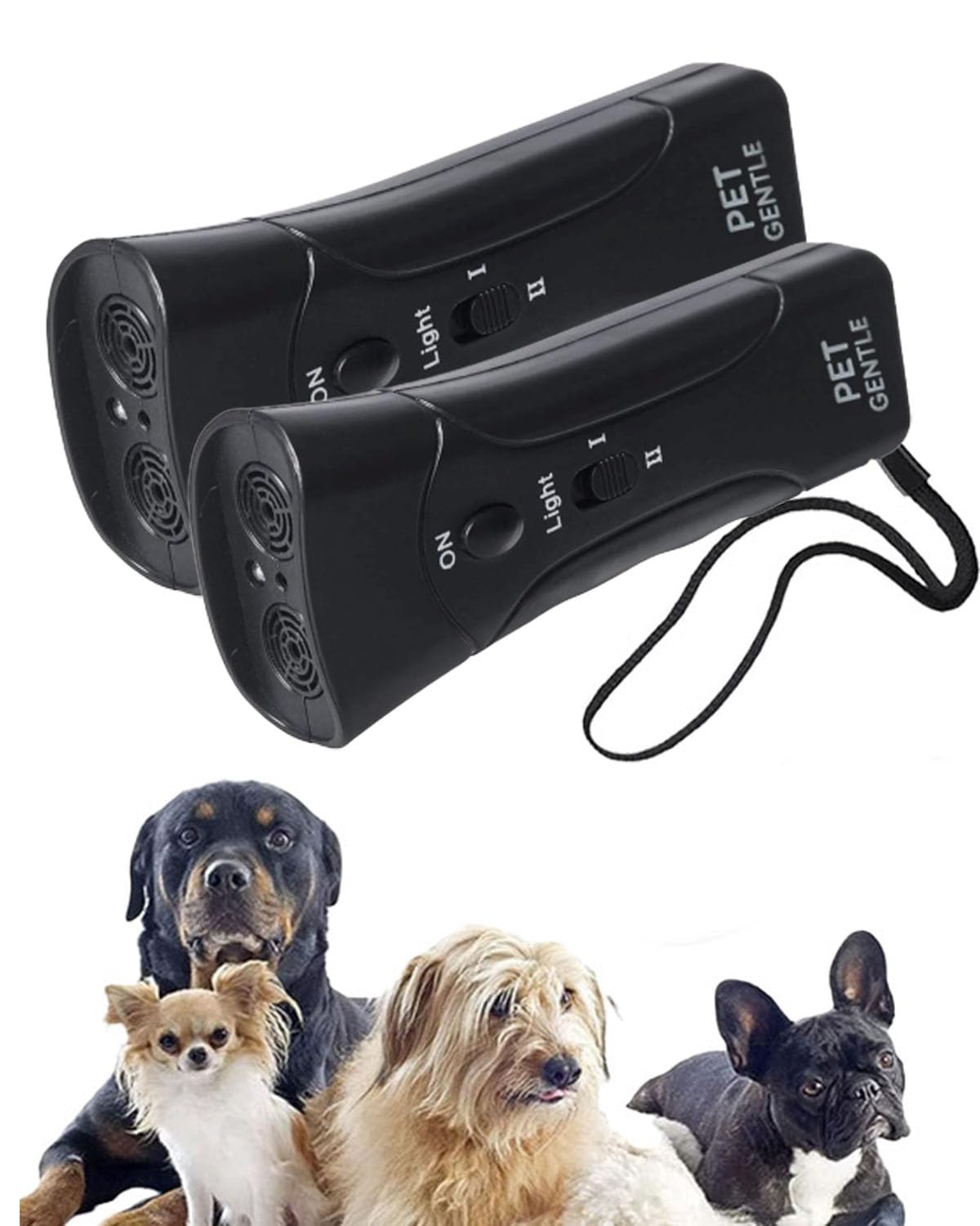 2026 Upgrade Pet Gentle Anti Barking Device with LED Light, Handheld Dog Bark Deterrent, Behavior Training Tool for Indoor and Night Walking (1PC) — view 8