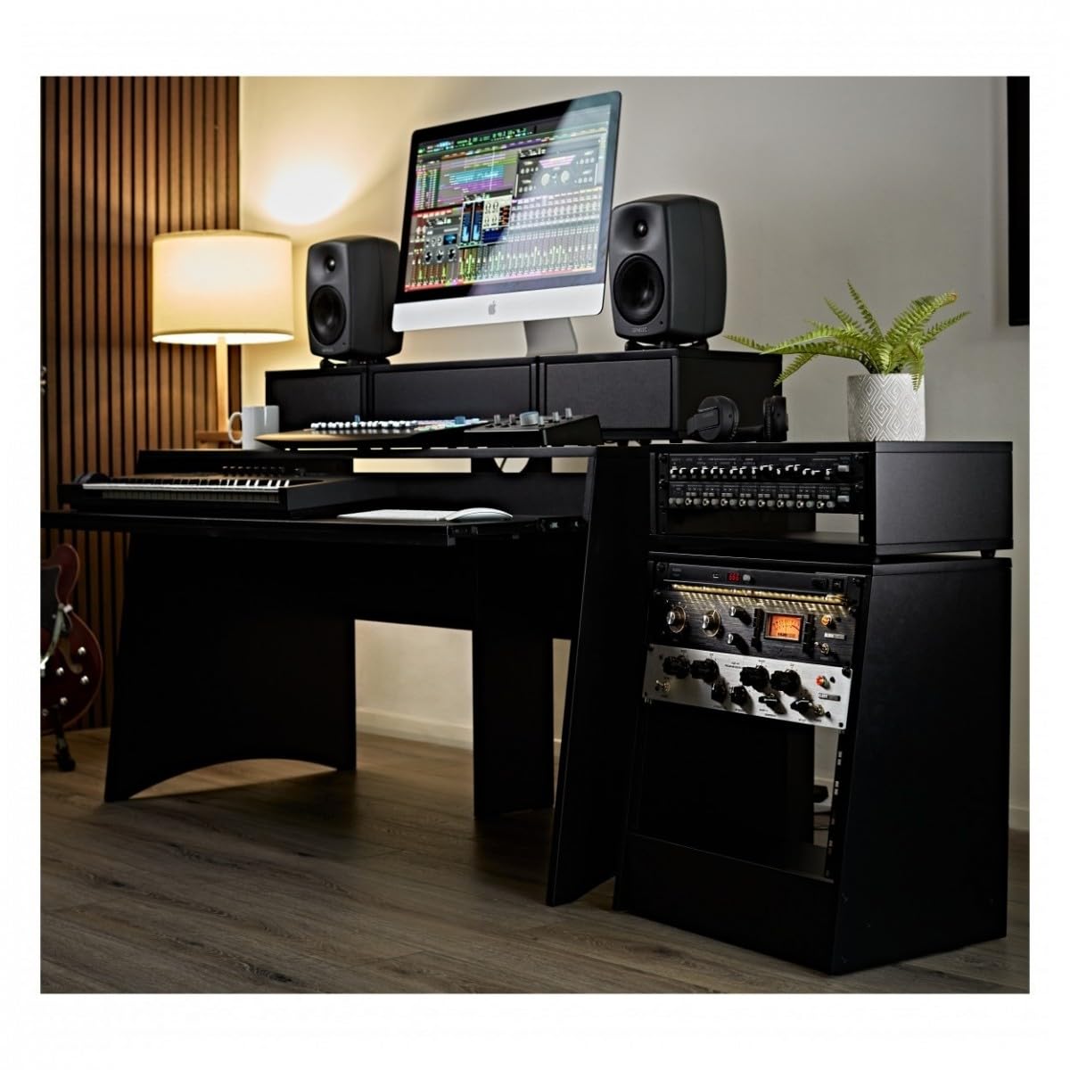 Unité de rack 3U pour les installations domestiques et de studio, taille compacte, noir