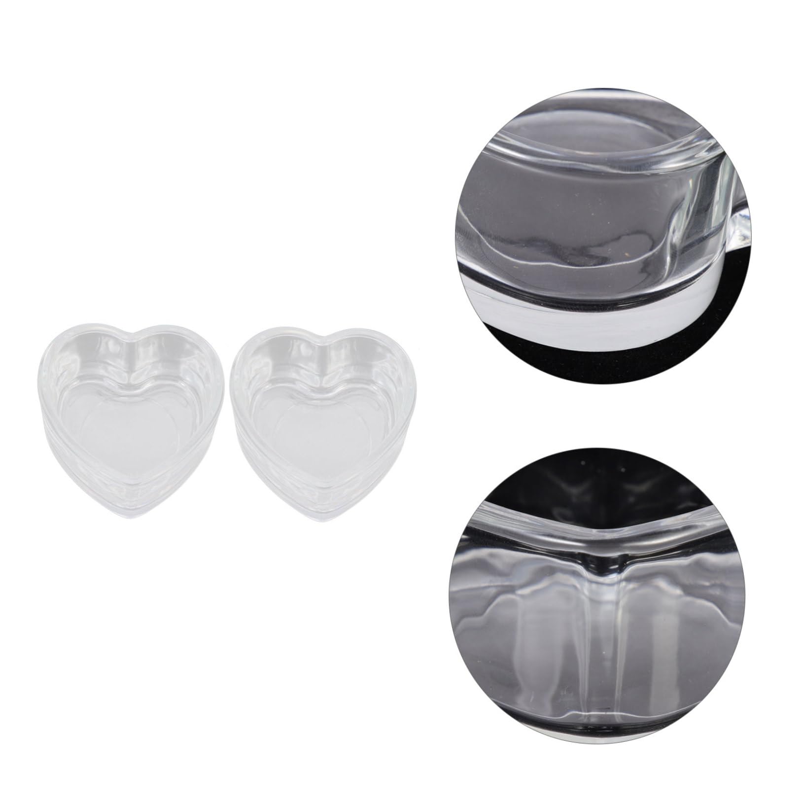 Supvox 8 STK Futternapf für Hamster Rattenvorräte Wassernapf für Hamster Kleintier Zubehör hamsterzubehör welpen zubehör kleine Chinchillaschale Rattenzubehör Glas Transparent