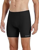 Runhit Men's Square Leg Swim Jammers: UPF 50+ Quick Dry Compression Briefs for Swimming & Water Sports