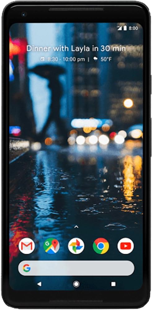 Google Pixel 2 XL (18:9 Display, 128 GB) Just Black