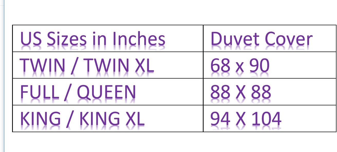 Egyptian Cotton 1 PC Duvet Cover 300 Threads with Zipper Closure and Corner Ties (Medium Blue, Full/Queen)