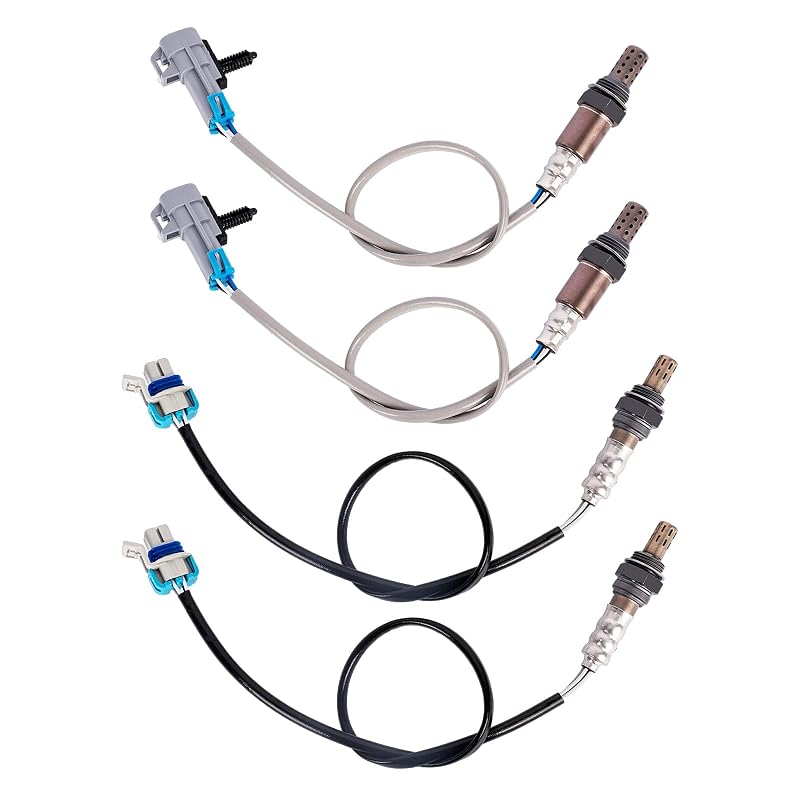 Sensor de oxigênio O2 Yeoflagtrade 234-4668 e 234-4256 para Cadillac, Chevrolet e GMC – Kit com 4 unidades