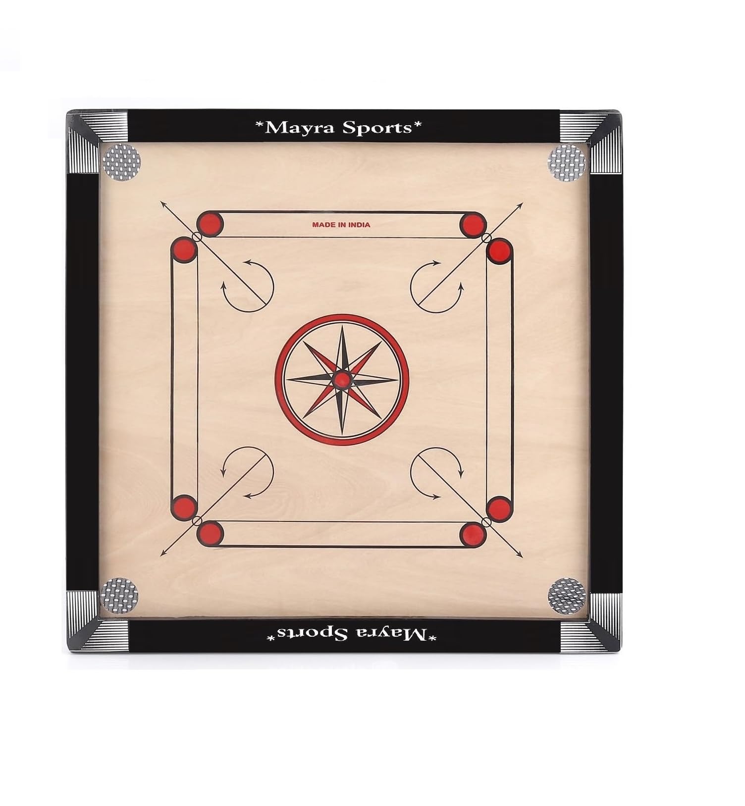 MAYRA Primium Wooden Carrom Board Ply Extra Smooth with All Accessories (Medium Size 26 * 26) (B0CQVK1R7W) Amazon Price History, Amazon Price Tracker