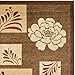 SAFAVIEH Lyndhurst Collection Area Rug - 8' x 11', Brown & Multi, Floral Design, Non-Shedding & Easy Care, Ideal for High Traffic Areas in Living Room, Bedroom (LNH554-2591)