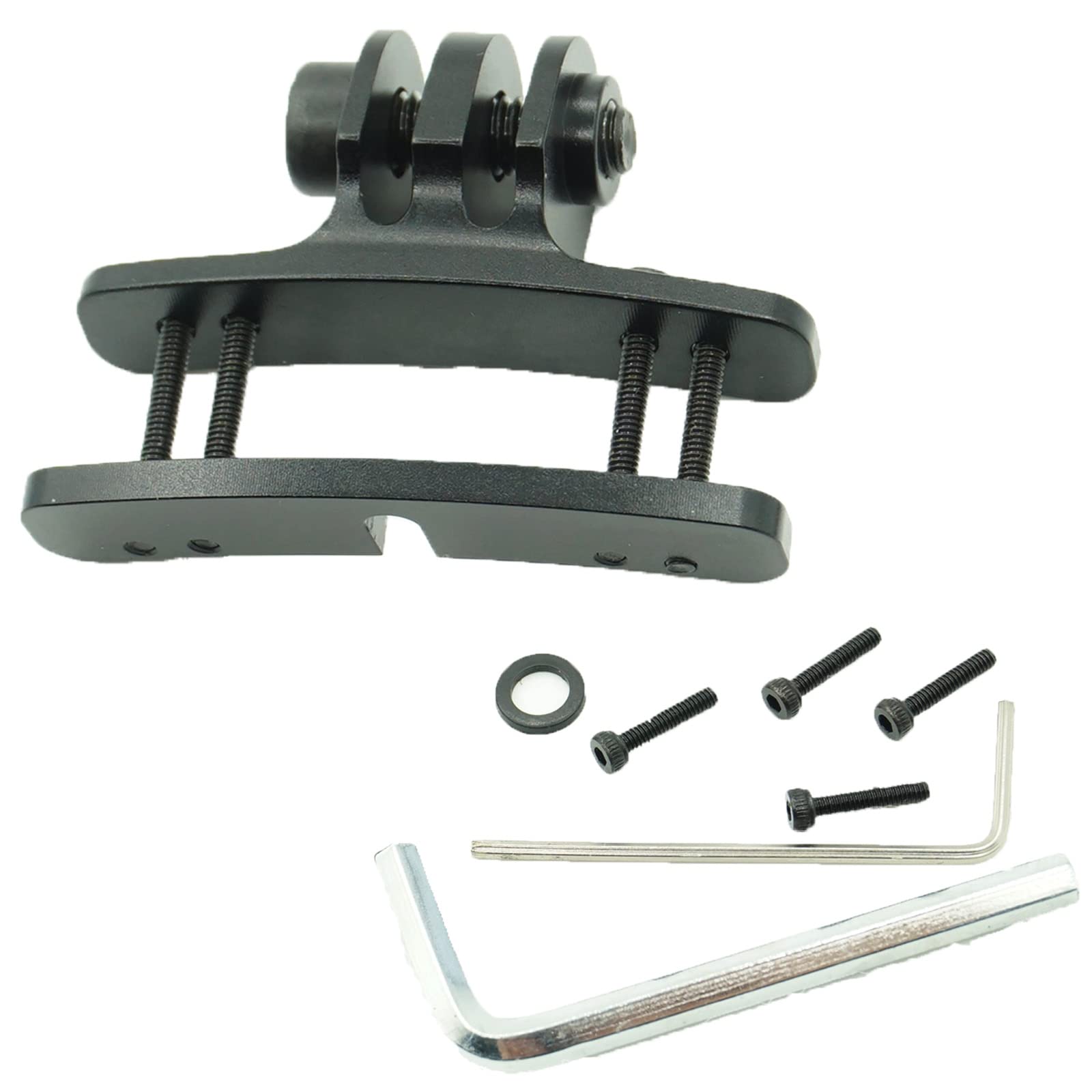 Paintball-Maskenhalterungsklemmen – Kamera-Brillenanschlussadapter Aluminium i4 i5 Go Pro EVS Helmsockel