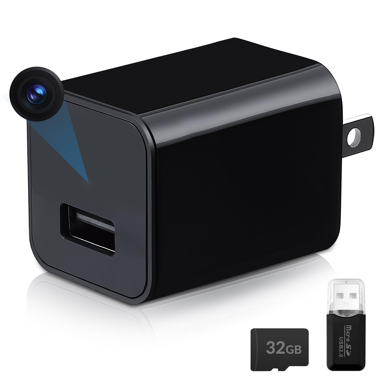 IZNVEE Charger Camera HD 1080P Nanny Cam Wall Outlet, Motion Detection