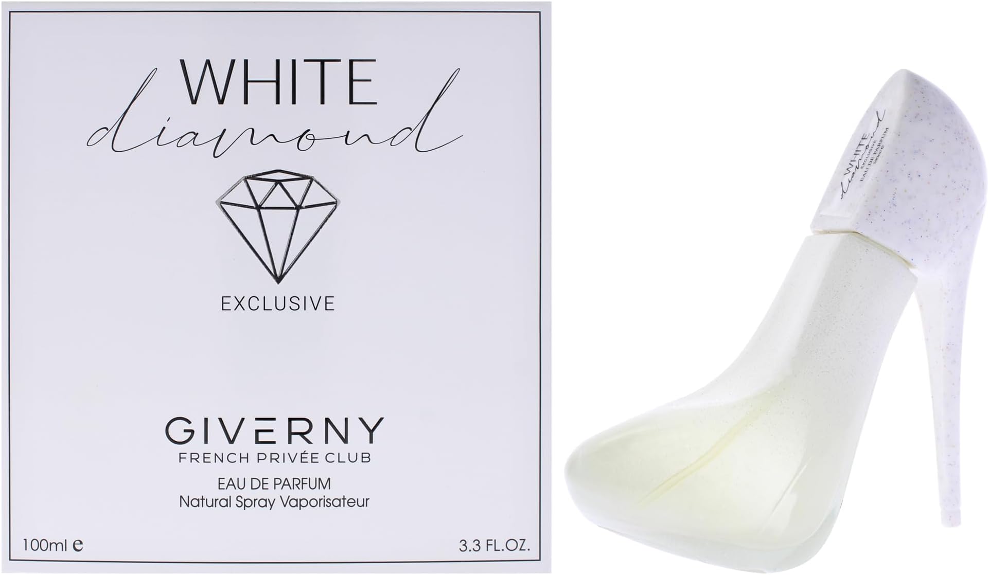 Giverny White Diamond Eau De Parfum with Fresh and airy scent, Crisp and clean fragrance 100ml