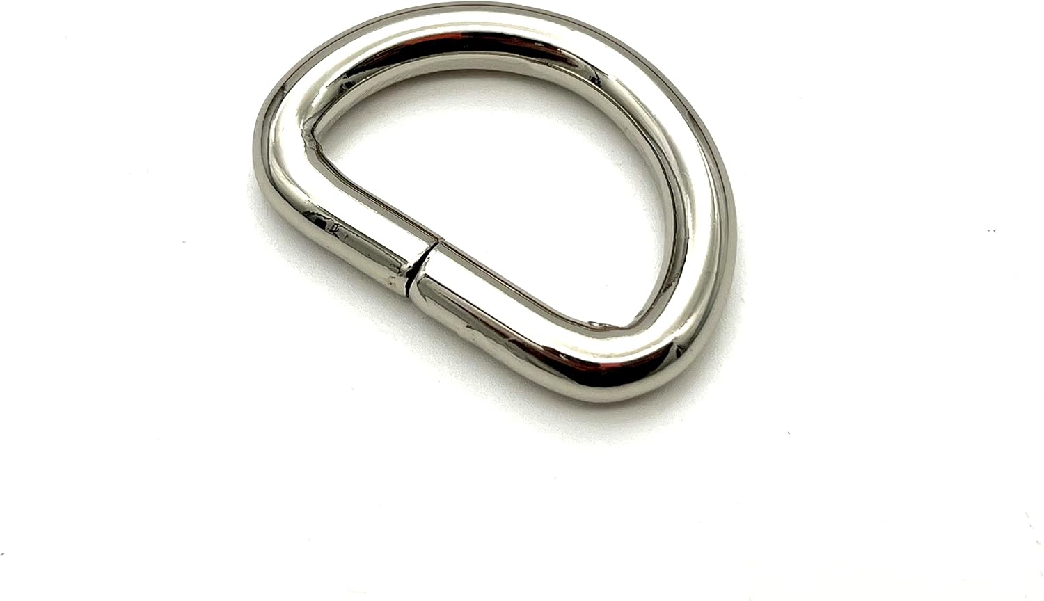 D Shape Rings Semi-Circular D ring buckles Non-Welded 1" / 25mm iron for webbing straps bags purse belt Dog Collars hardware making Nickel U64