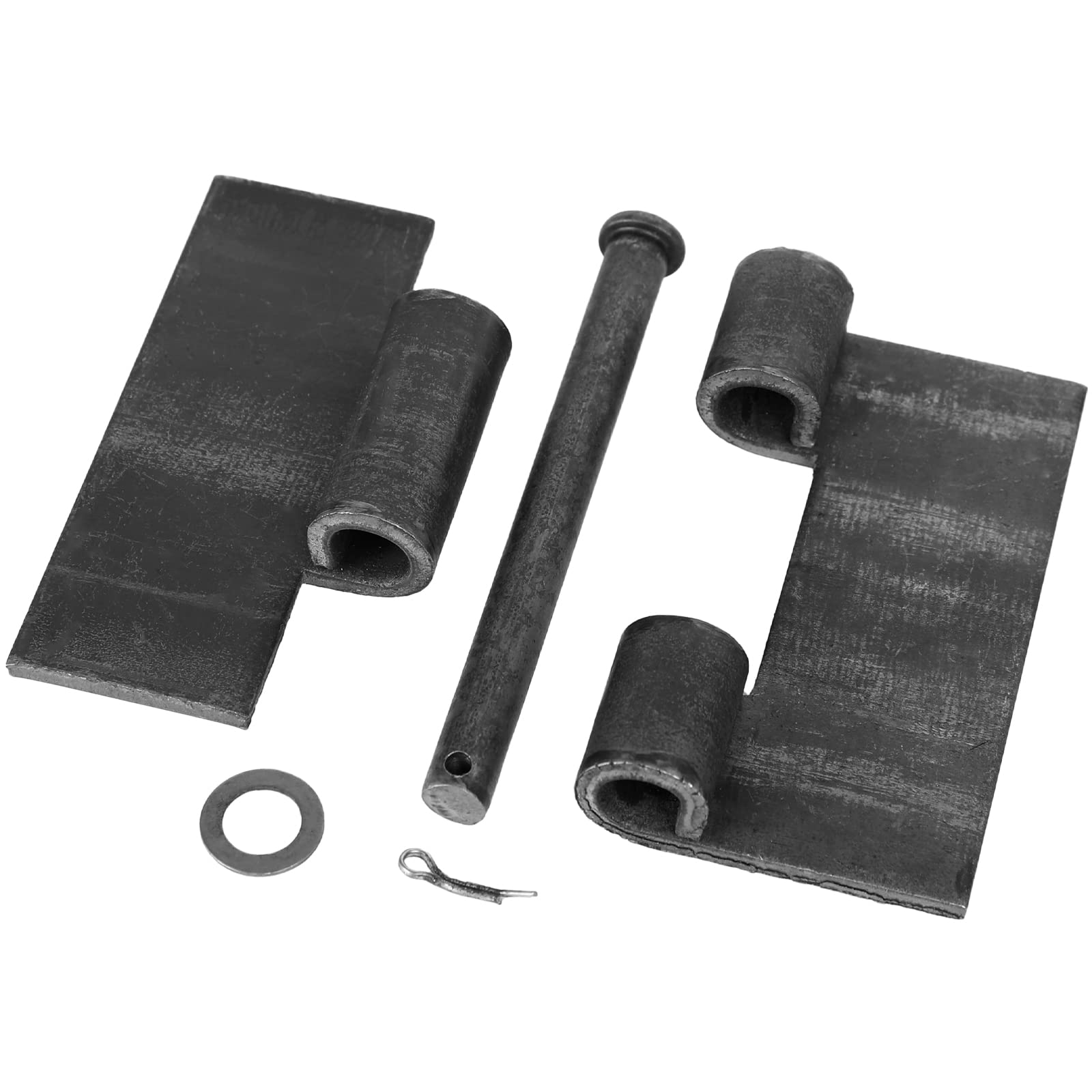 Bisagras de puerta soldables, 6 unidades, bisagras de puerta de metal resistentes