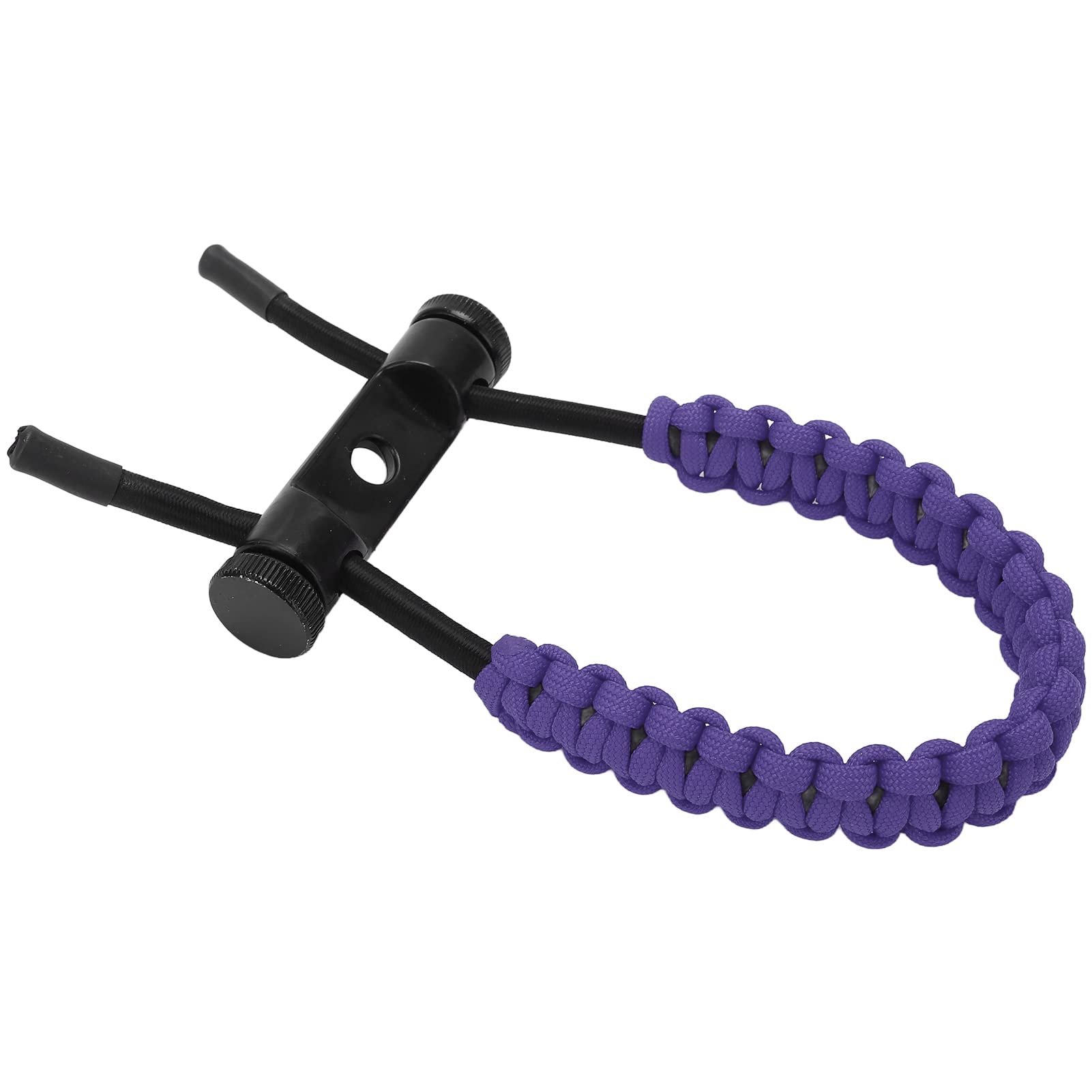 Élingues de Poignet D'arc à Poulies, Corde de Cordon de Dragonne Durable Réglable, Tresse de Dragonne de Chasse pour L'exercice D'entraînement, élingues de Poignet D'arc de Tir à L'arc(Violet)