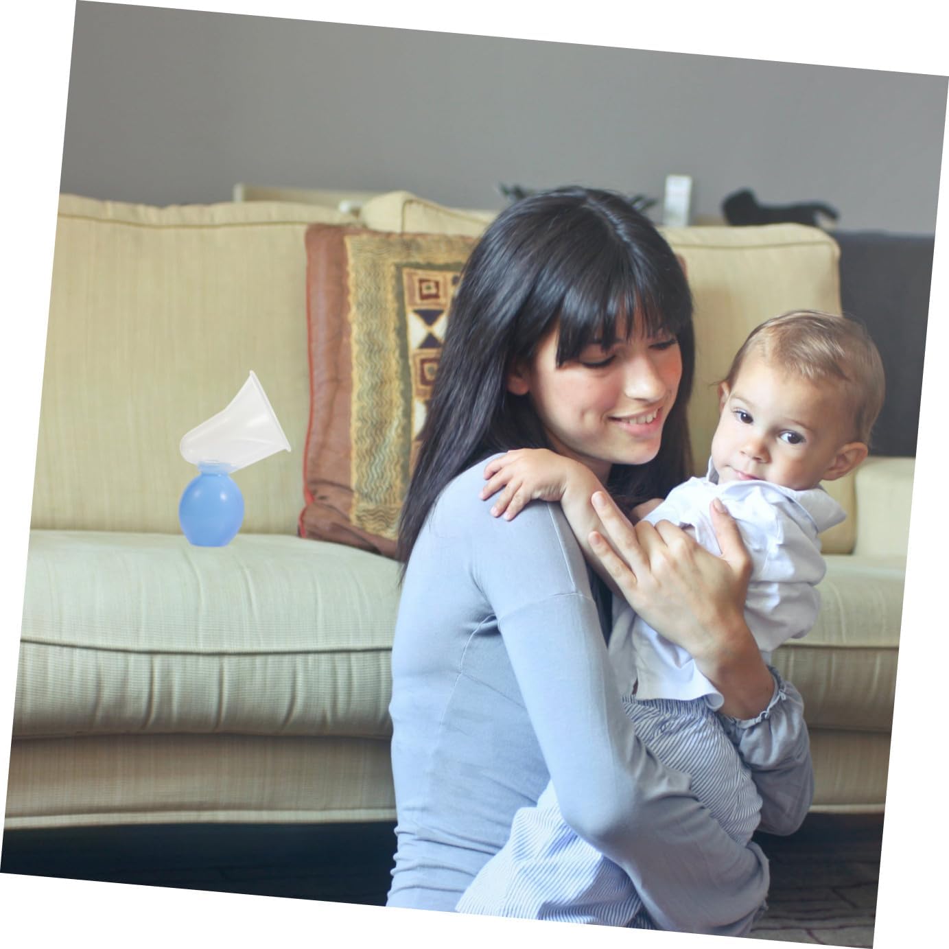 BESPORTBLE 2 Sets Manual Breastfeeding Pump for Pregnant Women Portable Lightweight Breast Milk Pumpers with Quiet Operation Skin Safe Design for Comfortable Painless Milk Expression