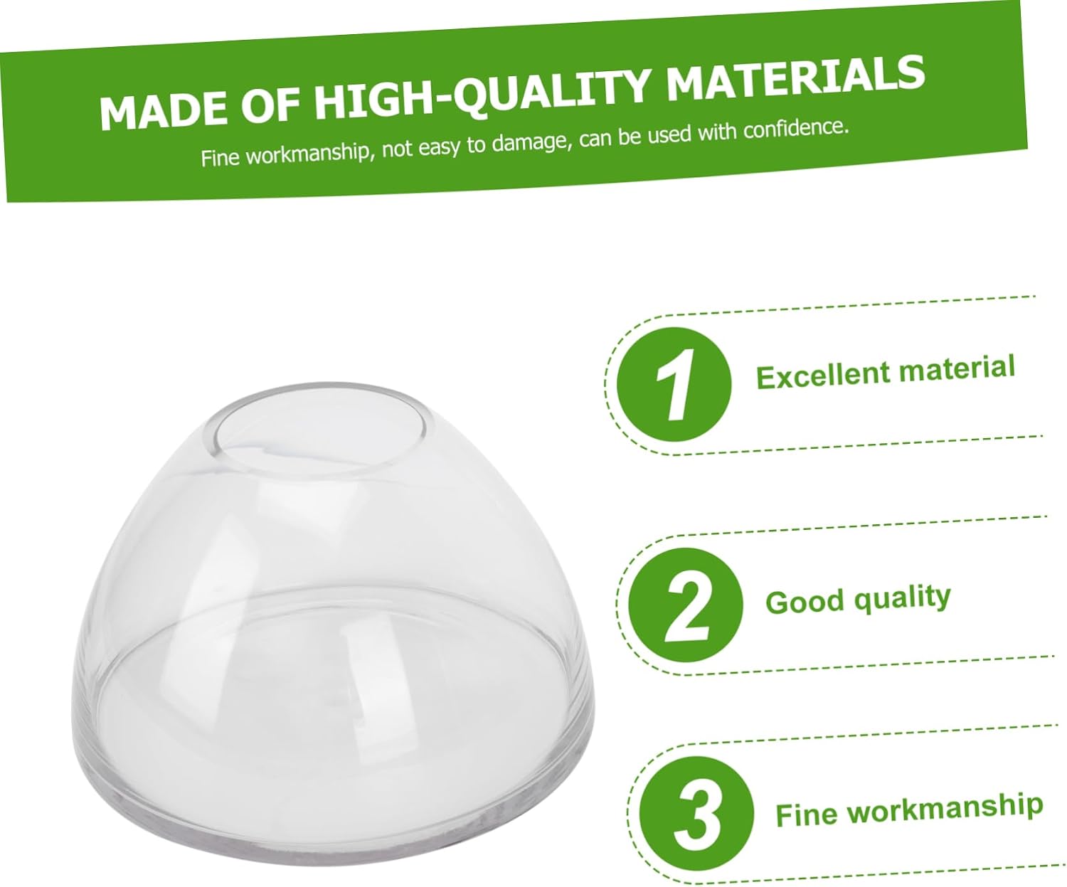 POPETPOP Glass Terrarium Container for Moss Landscape High Borosilicate Glass Plant Bottle Decorative Planter for Home Decor Wide