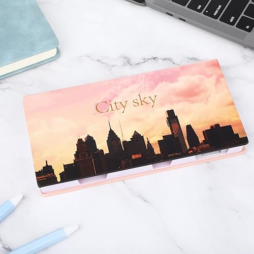 Miniatura 8 de Bonitas notas adhesivas, paquete de 6 notas creativas de paisajes naturales planetas súper adhesivos, banderas, blocs de notas autoadhesivas,