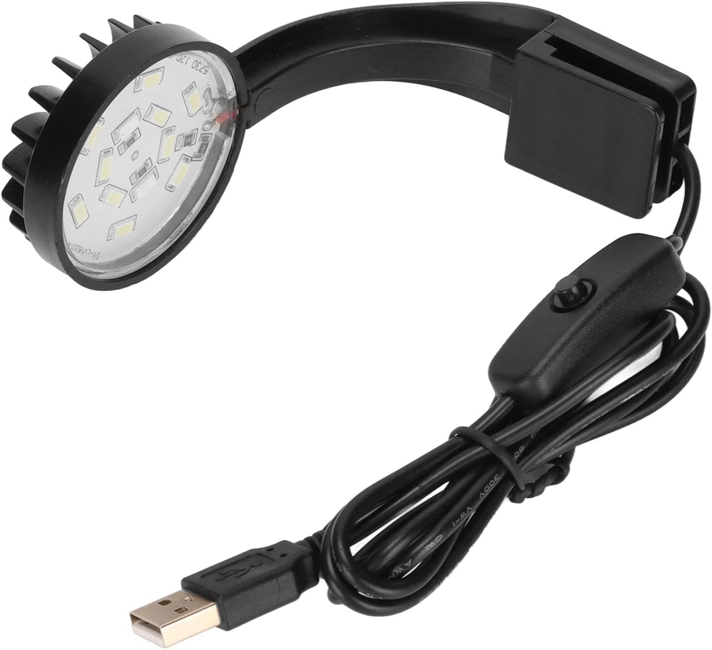 RTLR Aquarium Light Clamp, USB Plug Simple Clip on Aquarium