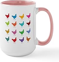 Vista 44 de CafePress Chicken Whisperer - Taza grande de cerámica (15.0 fl oz)