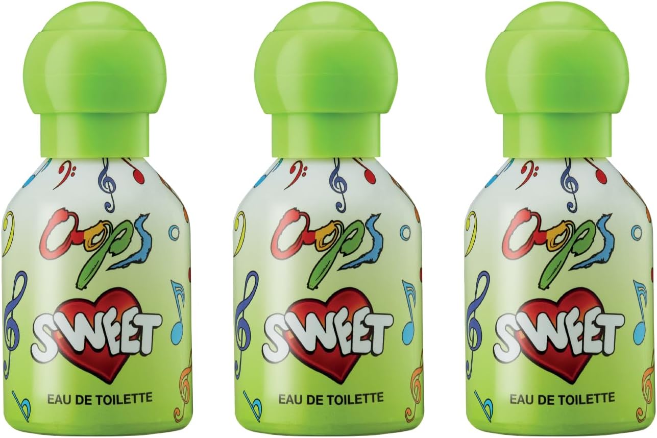 Oops Eau De Toilette - Sweet, 50ml (Set Of 3) For Unisex
