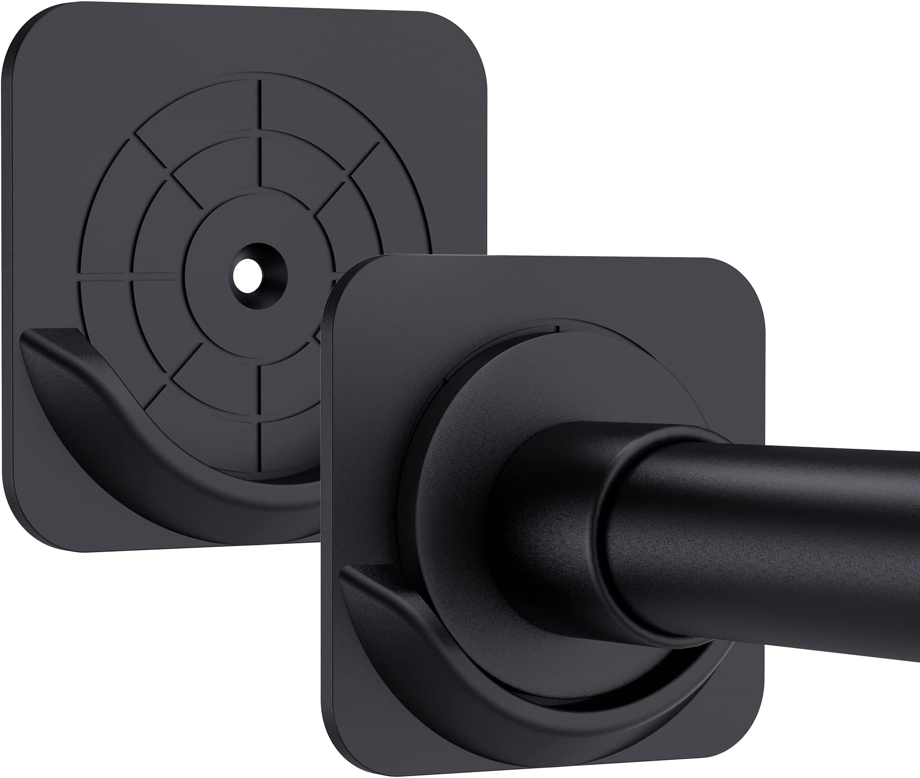 ICERO Adhesive Shower Curtain Rod Holder No Drilling