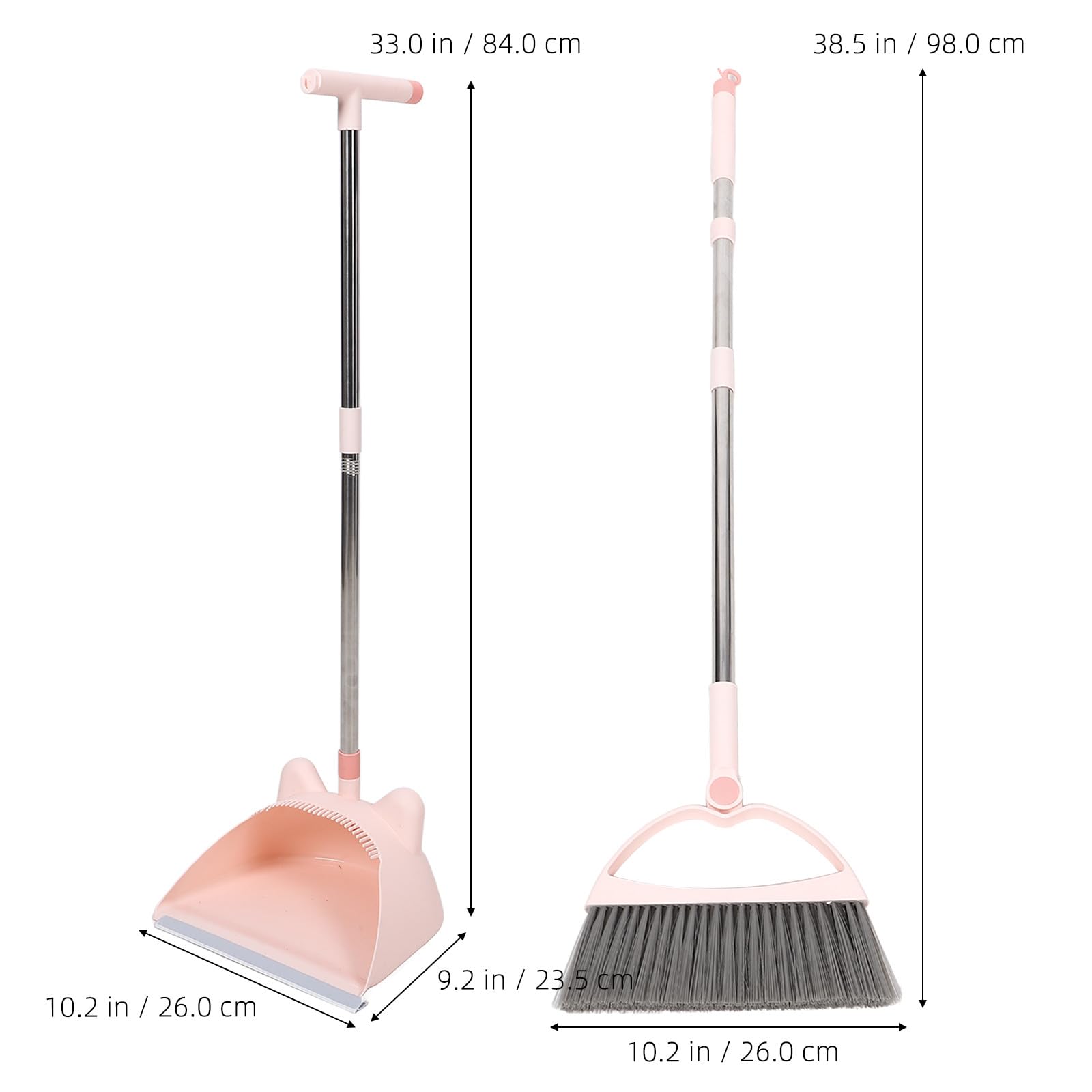 GALPADA Set Scopetta e Paletta Piccola per Ragazzo Ragazza Design Leggero e Superficie Liscia, Strumenti di Pulizia per Casa e attività di Pulizia in Famiglia
