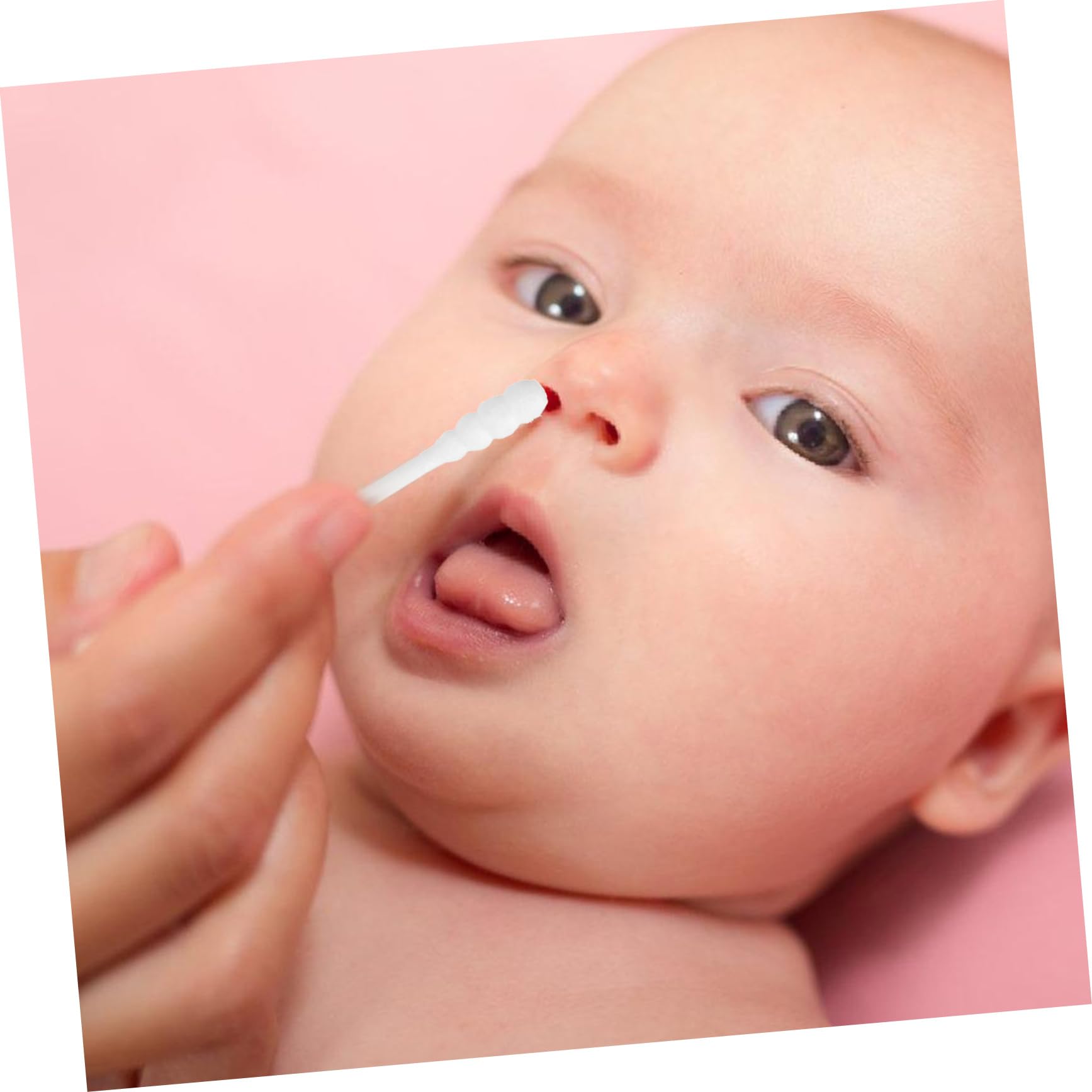 200pezzi Cotton Fioc Morbidi per Ragazza Cotton Fioc con Bastoncini Sottili per Pulizia Delicata e Compiti Cosmetici in Confezione Pratica